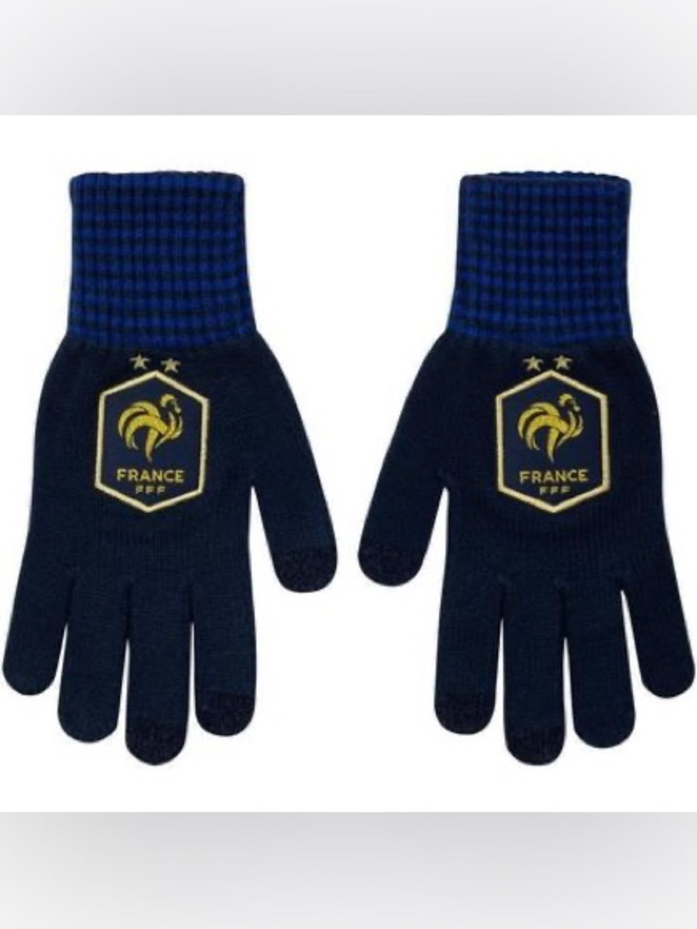 France Core Crest Gloves Navy Unisex L/XL NWT